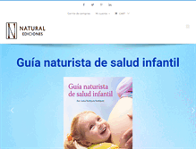 Tablet Screenshot of naturalediciones.com